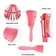 Artisans Hair Brush Plastic Plastic Hair Brush Plasticbest Supplier 5