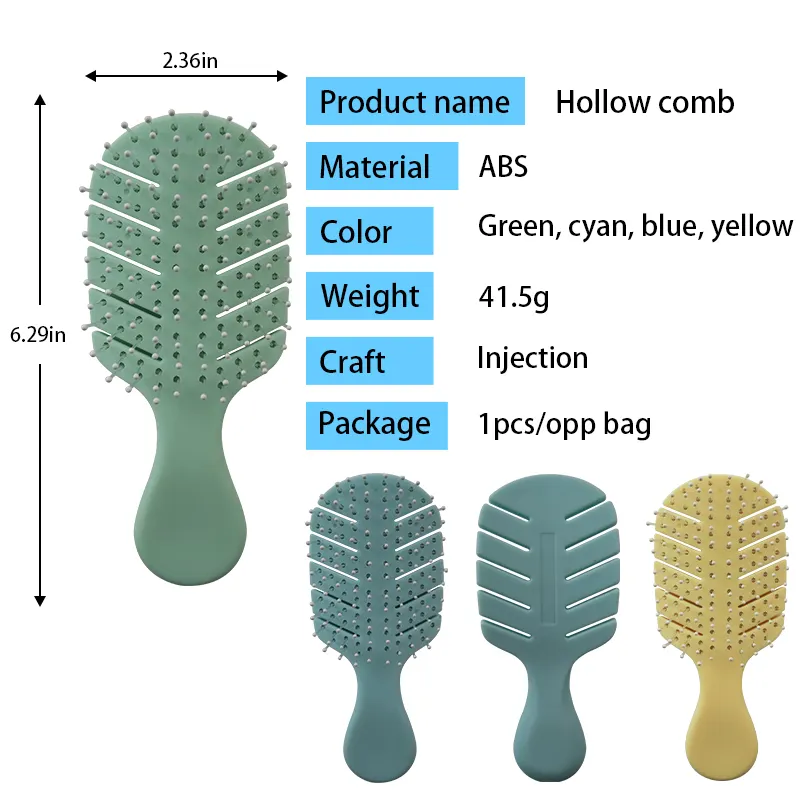 Fashion Half Round Vented Hair Brush Half Round Vented Hair Brush Company 3