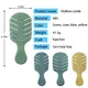 Fashion Half Round Vented Hair Brush Half Round Vented Hair Brush Company 3