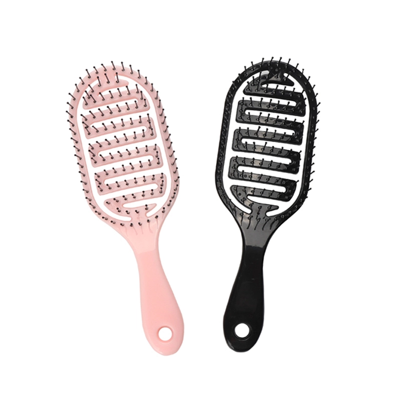 2024 Artisans Fashion Vent Detangler Hair Brush Popular Plastic Scalp Massage Hair Comb with Customized Logo for Salon 1