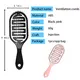 Artisans Half Round Vented Hair Brush 35 Days Half Round Vented Hair Brushmade in China 3