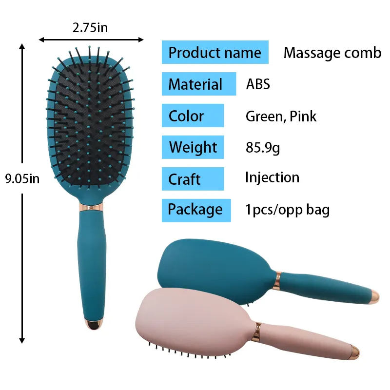 Bepoke Hair Brush Plastic 3