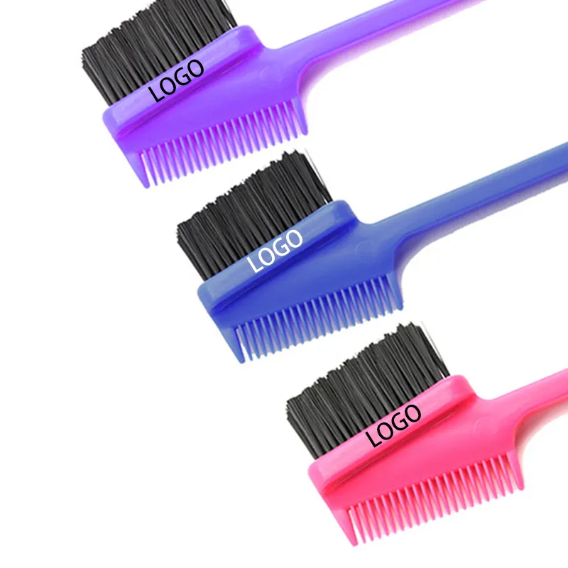 Double Sided Edge Brush 2000pcs Purple，Green，Black，Rose Redquality Assurance 5