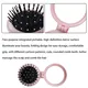 Round Hair Brush with Plastic Bristles 2000pcs - - Artisans 4