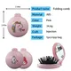 Round Hair Brush with Plastic Bristles 2000pcs - - Artisans 2