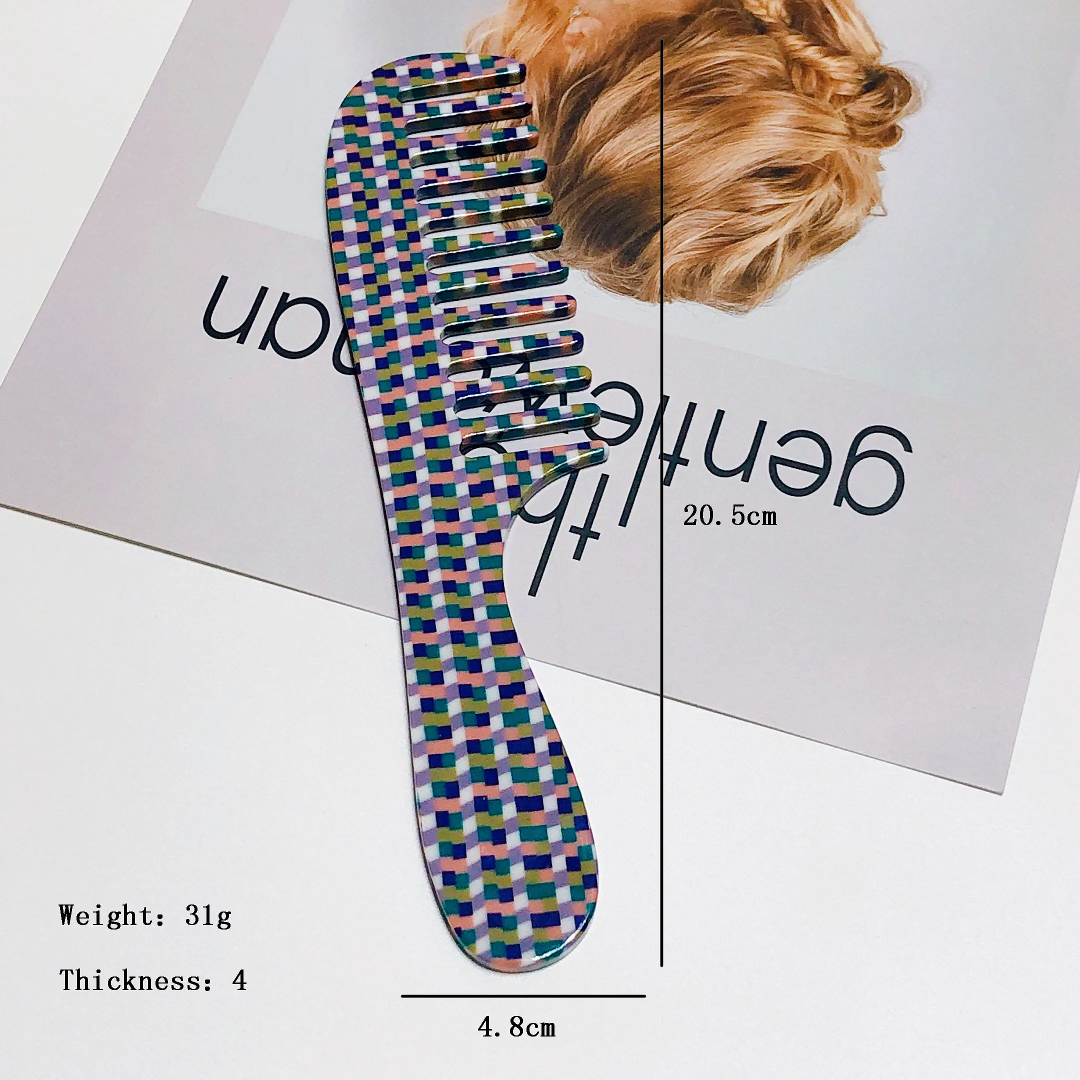 Artisans Hard Hair Brush 1pcs/opp Bag Package Or Custom Packagequality Assurance 6