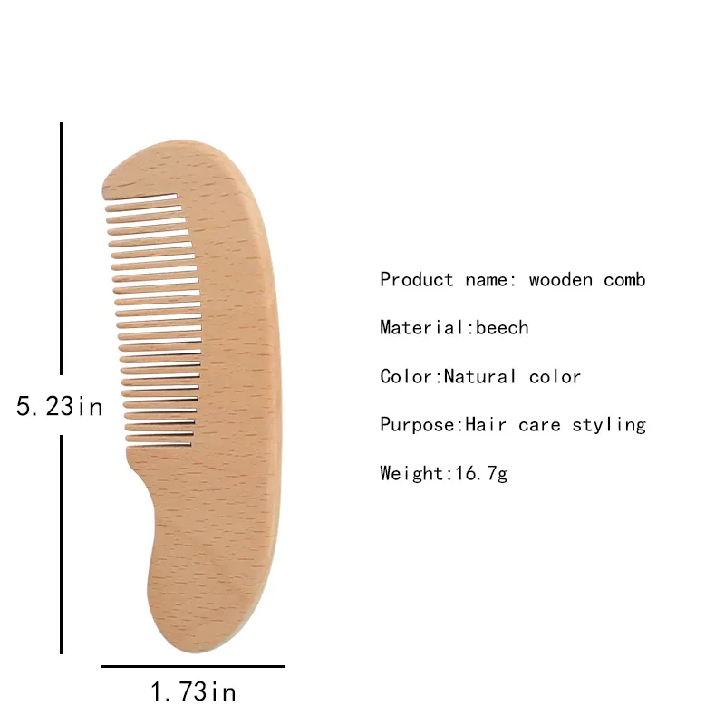 Oval Hair Brush 2000pcs Wood Colornew Arrival 4
