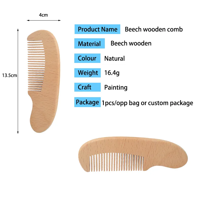 Oval Hair Brush 2000pcs Wood Colornew Arrival 7