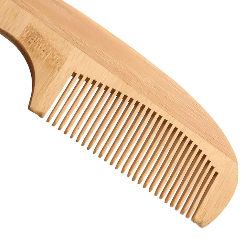 Artisans Bamboo Massage Comb 18.5*5cm Bamboo Massage Combfactory Direct Supply 5