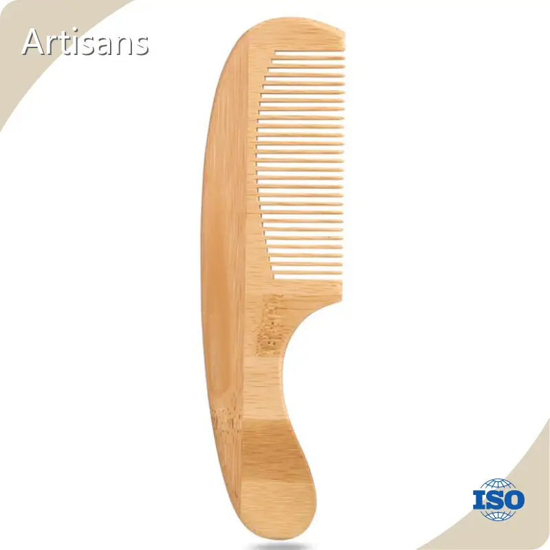 Artisans Bamboo Massage Comb 18.5*5cm Bamboo Massage Combfactory Direct Supply 1