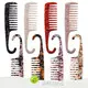 Artisans Custom Hair Brush Purple，Green，Black，Rose Red Custom Hair Brushsupplier 1