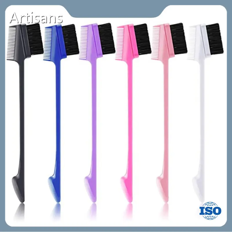 Double Sided Edge Brush 2000pcs Purple，Green，Black，Rose Redquality Assurance 1