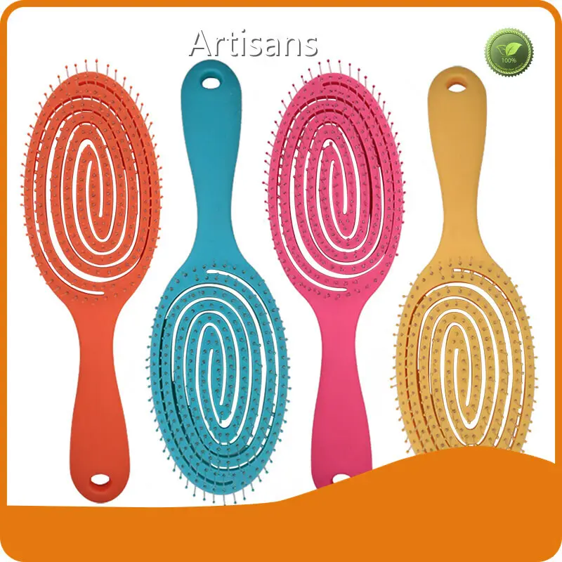 Artisans Curved Vented Styling Hair Brush Purple，Green，Black，Rose Red Curved Vented Styling Hair Brushnew Arrival 1