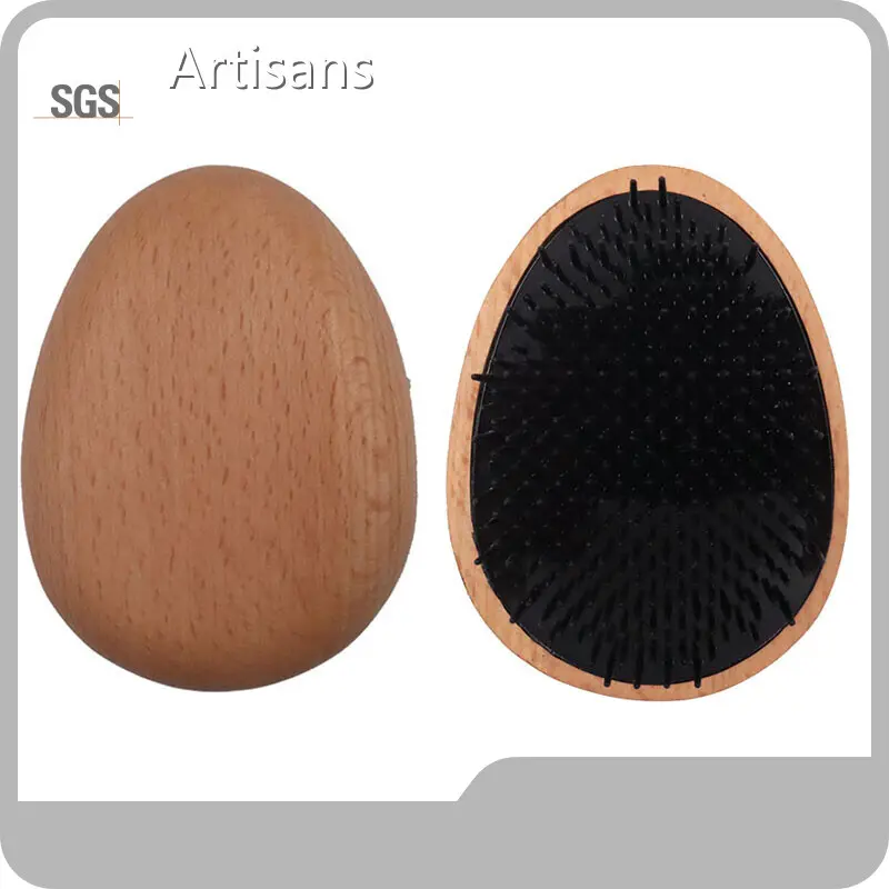 Artisans Wooden Bamboo Hair Brush 1pcs/opp Bag Package Or Custom Packagesupplier 1