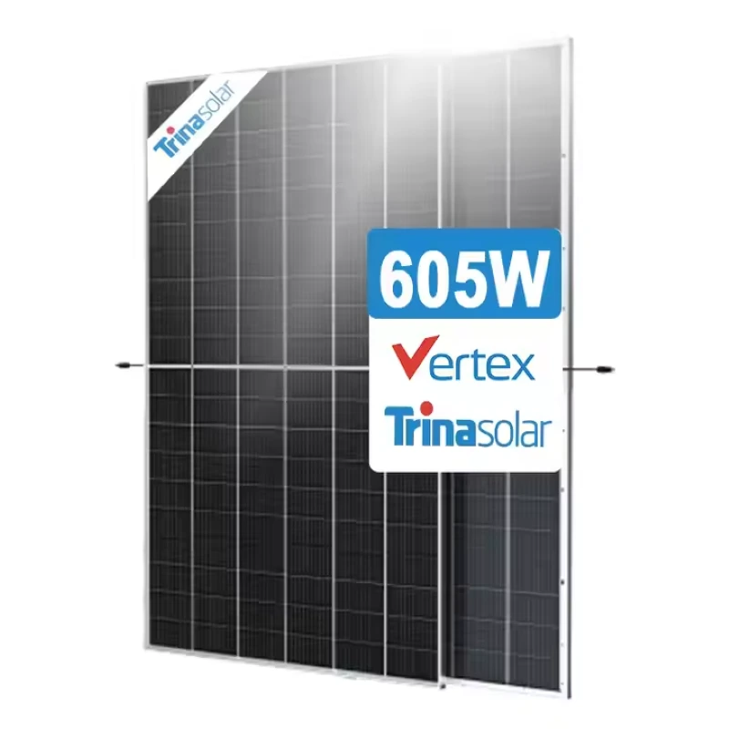 High Quality Trina Solar Panel 605-630W Trina Vertex Bifacial Double Glass PV Panel 1