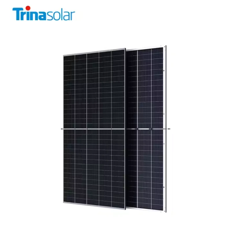 Trina Solar Nuovo stile 490W 500W 510W Pannello PV Monocristallino doppio vetro bifacciale 1