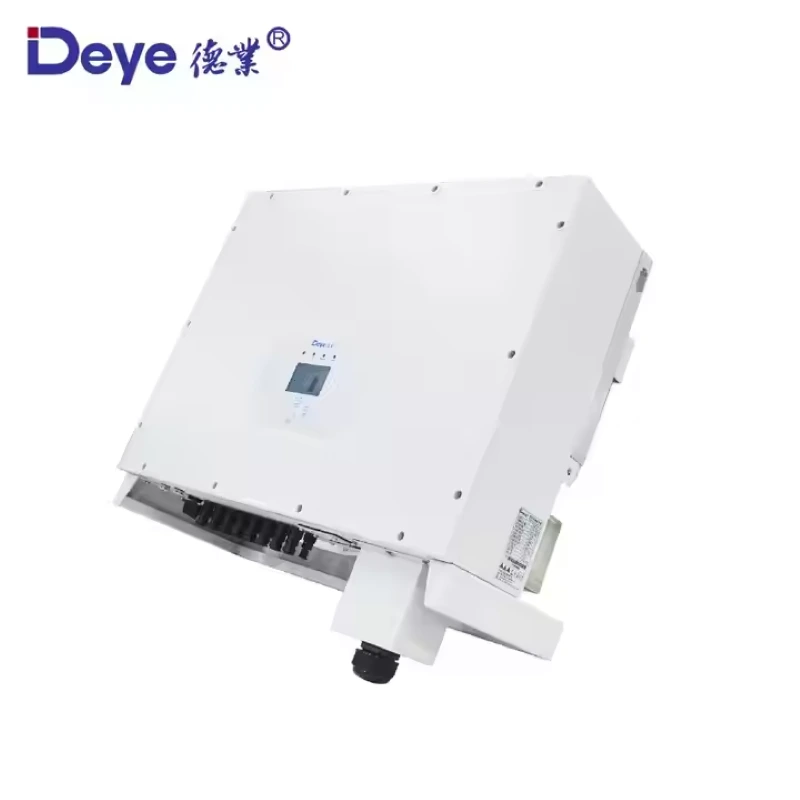 Deye 3 phases WiFi sur un onduleur solaire de grille DC AC Haute efficacité 25KW Onduleur d'onde sinusoïdale pure 1