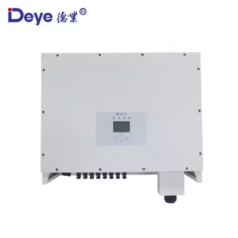 Deye Nouveau modèle DC AC Haute efficacité Thi-phase 50kw onduleur d'onde sinusoïdale pure pour la maison 1