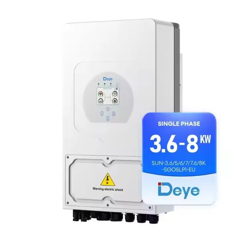 Deye SUN-3.6/5/6/7/7.6/8K-SG05LP1-EU Single Phase Hybrid Inverter Solar Inverter for Home Use 1