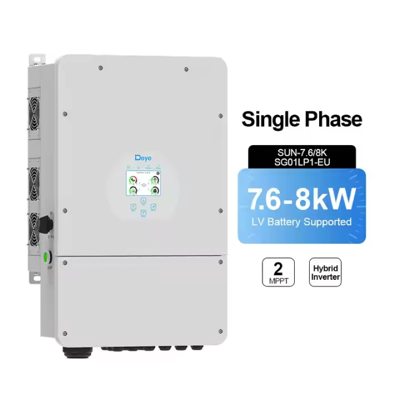 Inverter solar chino barato Deye Sun-7.6/8K-SG01LP1-US/EU 5KW 8KW Hybrid Hybrid Inverter 1