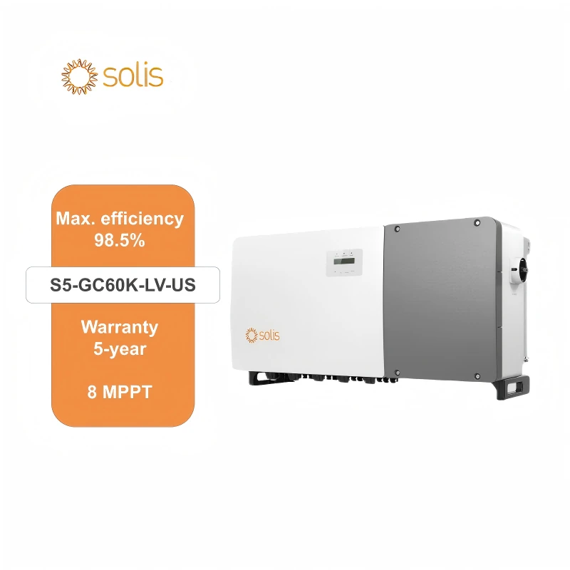 High Efficiency 60KW Solis Three Phase Grid-Tied Inverters for Solar Systems 1