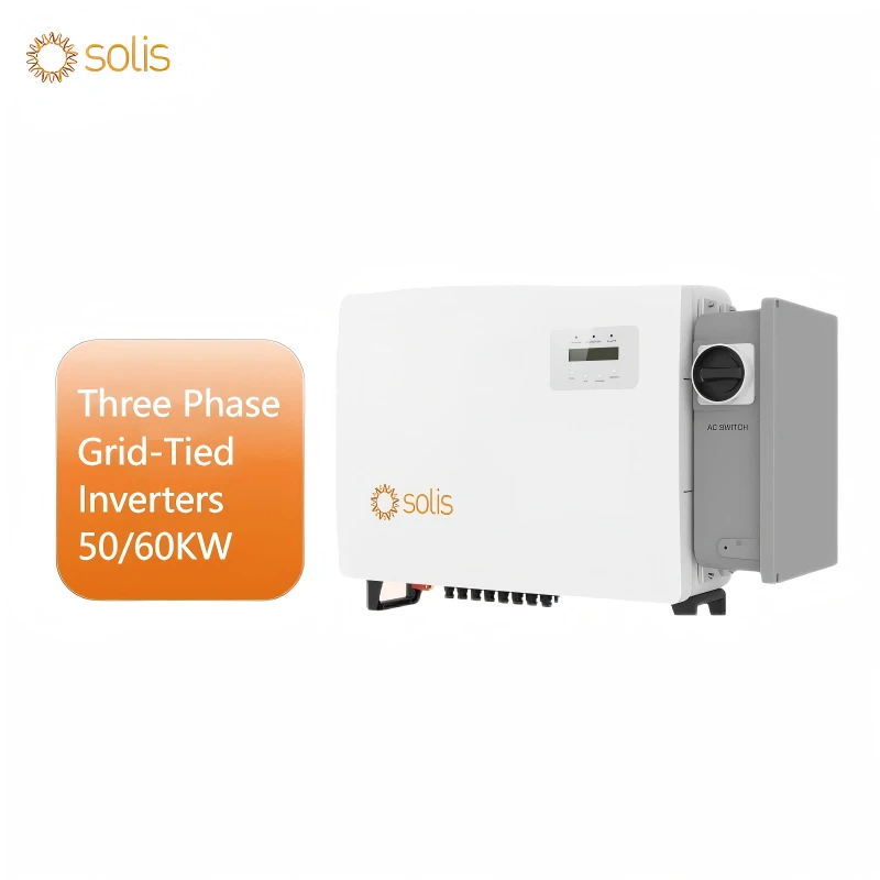 Advanced Technology 50KW 60KW Solis Three Phase Grid-Tied Inverters for Solar Systems 1