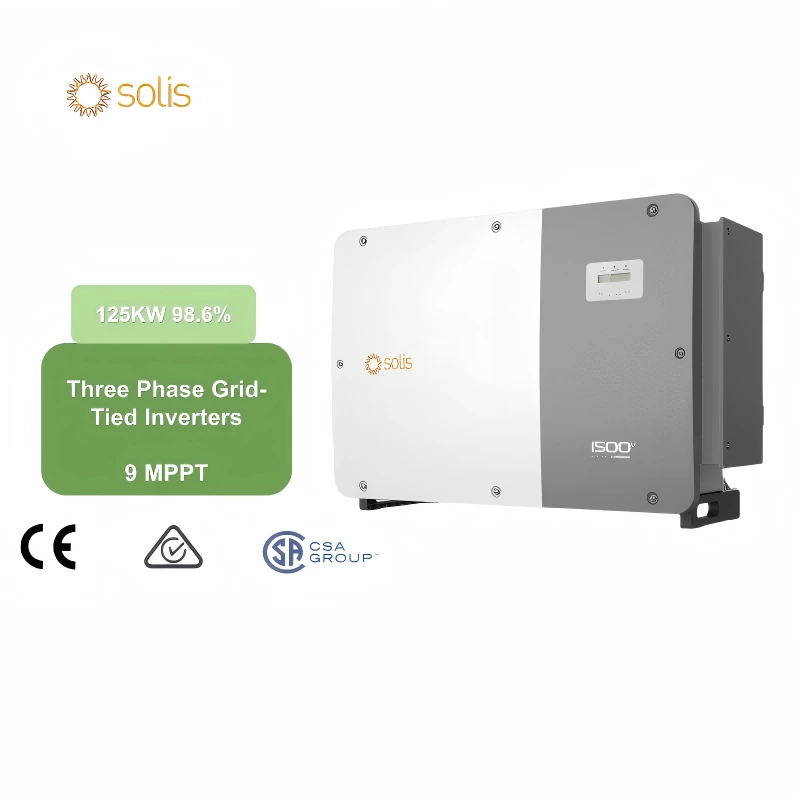 125kW Solis Inverters trifásico de la red PRECIOS BARATOS Con Sistema de monitoreo 1