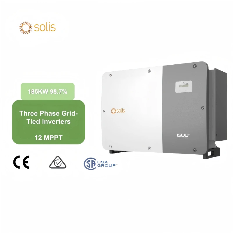 185kW Solis Inverters de tres fases con un sistema barato con sistema de monitoreo 1