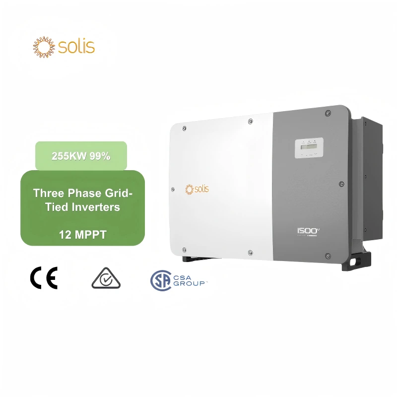 255kW Solis Inverters de tres fases con un sistema barato con sistema de monitoreo 1