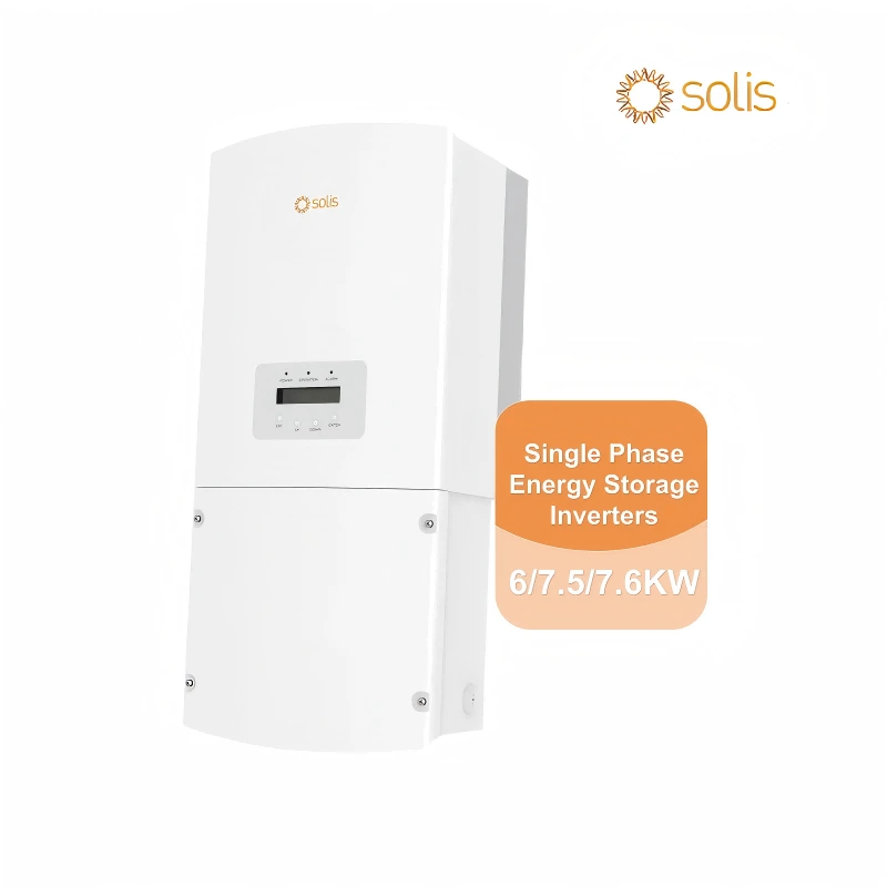 Hocheffizienz-Solis 6 kW 7,5 kW 7,6 kW einphasige gittergebundene Wechselrichter für Sonnensystem 1