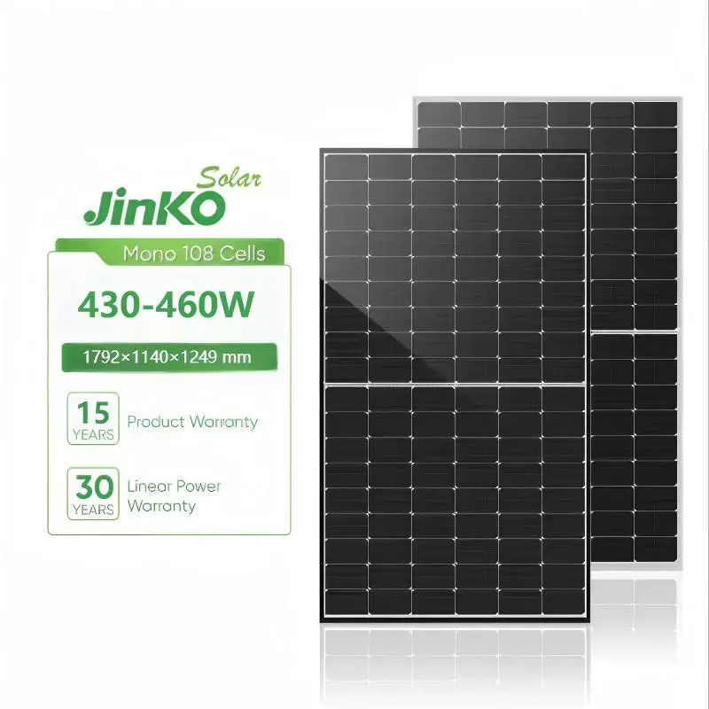 Jinkosolar 54HL4R- (V) 435W-460W Painel solar de vidro do tipo n único N 1