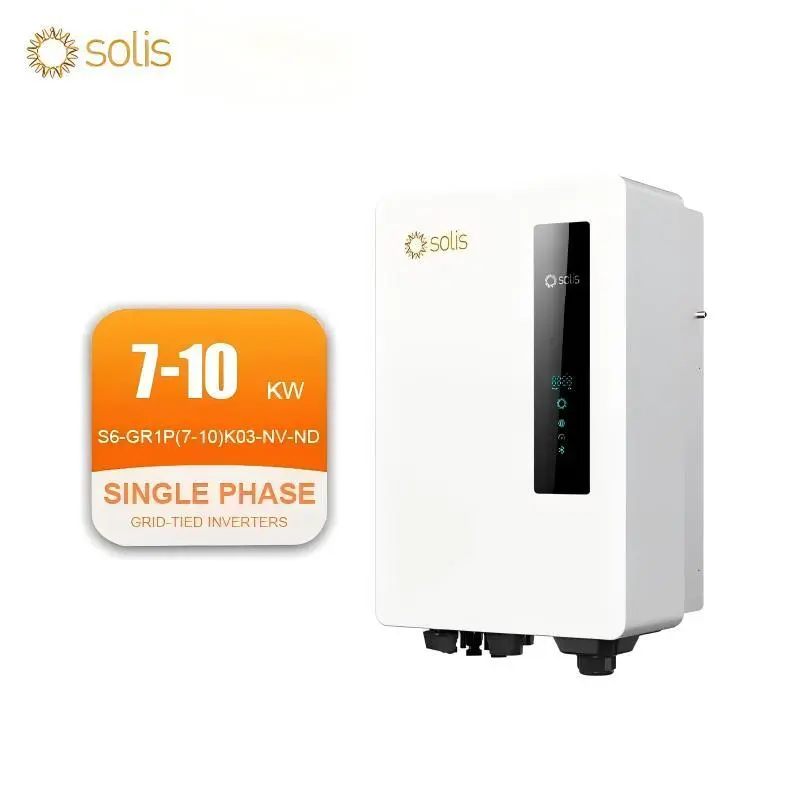 Inversores solares de cadeia monofásica Solis ultraestáveis ​​S6-GR1P(7-10)K03-NV-ND 1