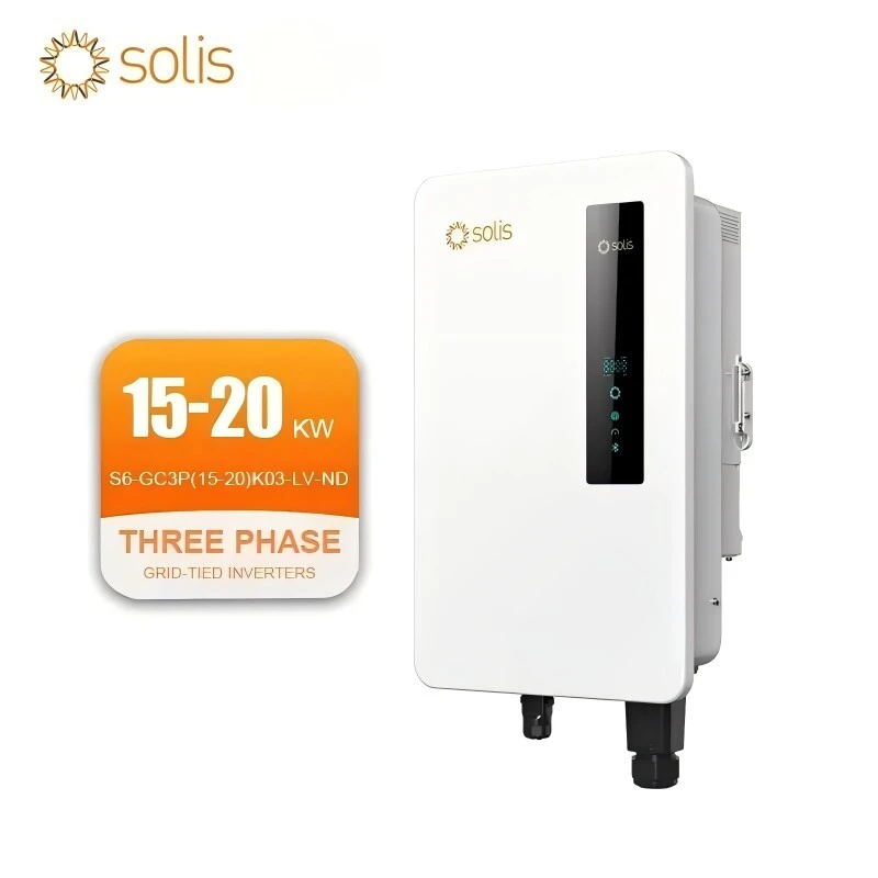 Onduleurs monophasés Solis S6-GC3P(15-20)K03-LV-ND 15kw 20kw raccordés au réseau à bas prix pour un usage domestique 1