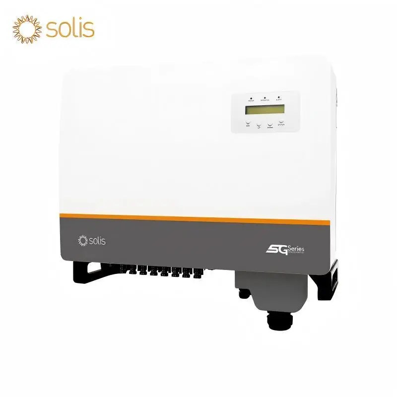 Alta taxa de conversão Solis 5G 3 fases na rede solar Pv Inversor Solis-(25-50)K-5G 40kW-hv 50kw-hv Inversor solar 1