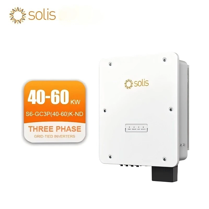 Солнечный инвертор Solis трехфазный S6-GC3P(40-60)K-ND 40 кВт 50 кВт 60 кВт сетевые инверторы для домашней энергетической системы 1