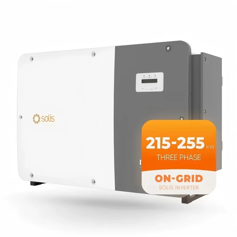 Inversor solar trifásico de alta tensión Solis con control remoto (125-255 kW, 185-255 kW) K-EHV-5G-US 1