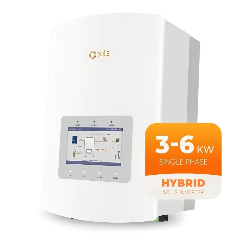 Solis 330V RHI-(3-6)K-48ES-5G Inverter per accumulo di energia residenziale Inverter solare 3KW 5KW sistema solare residenziale 1
