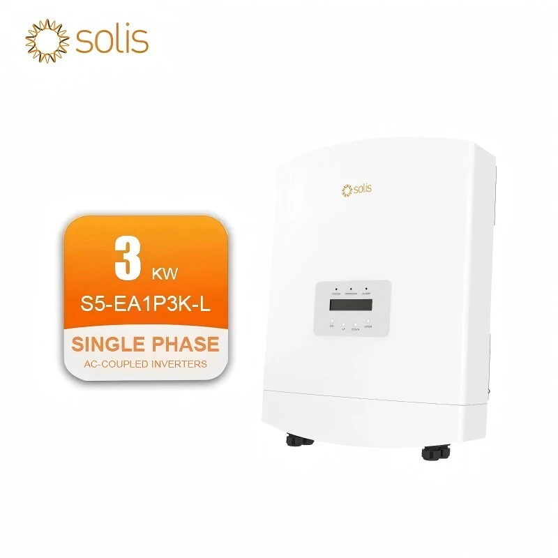 Однофазные низковольтные инверторы переменного тока Solis 3 кВт солнечный инвертор S5-EA1P3K PV инвертор для хранения энергии 1
