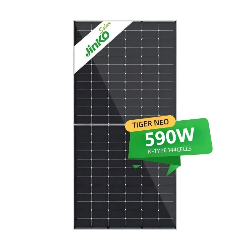 Jinko Solar Panel N Type 72HL4-BDV 590w Double Glass Bifacial Solar Panel for Commercial Use 1