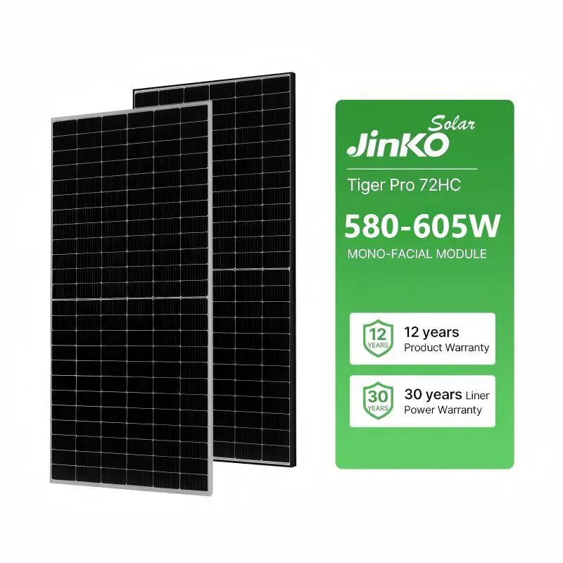 Jinko Solar Tiger Neo N-типа 72HL4-V 580 Вт 585 Вт 590 Вт 595 Вт 600 Вт 605 Вт Монофазные солнечные панели N-типа Технология 1