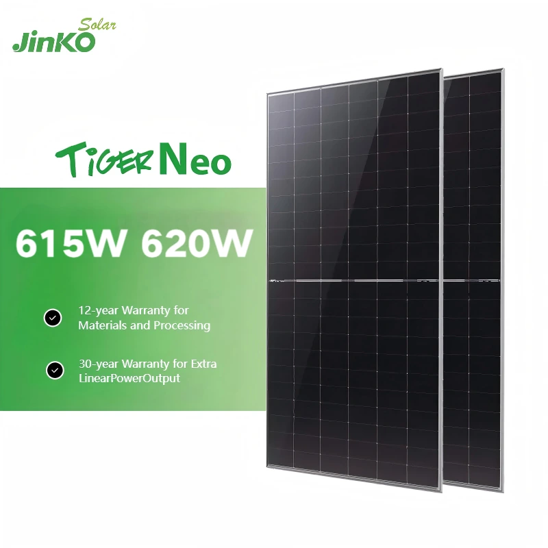 Tiger Neo N-type 66HL4M-BDV 615W 620Watt BIFACIAL Module with DUAL GLASS ماژول دو وجهی نیمه سلولی نوع N با شیشه دوگانه 1