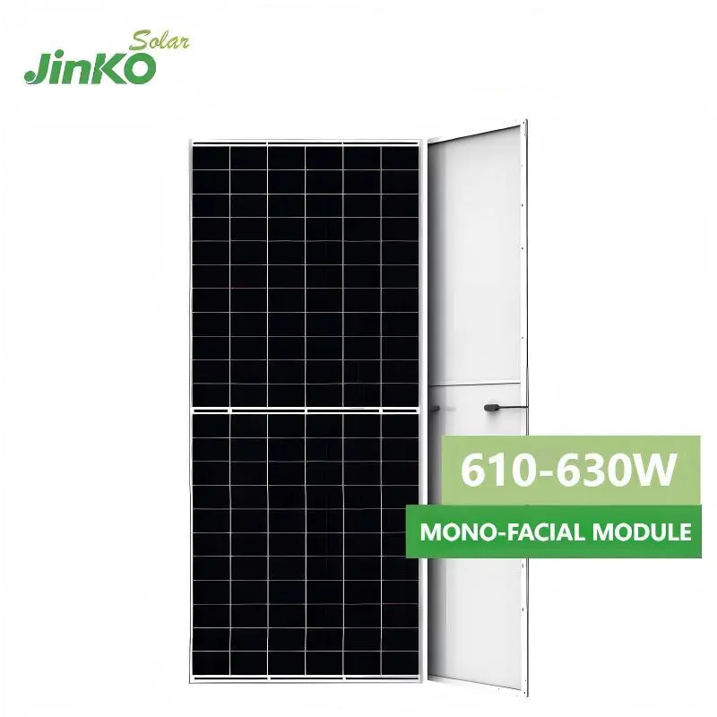 Pannelli solari Jinko 610 Watt 615w 620w 625w 630w Tipo N Bifacciale Monofacciale Mezza cella 23,3% Efficienza Moduli solari commerciali 1