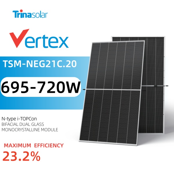 Trina Solar Vertex N TSM-NEG21C.20 720W N-type i-TOPCon Dual Glass