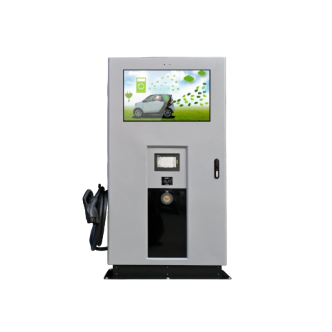 C Series DC Fast EV Charger with 32 Advertising Screen | 30kW / 40kW / 60kW Dual Guns EV Charging Station 1