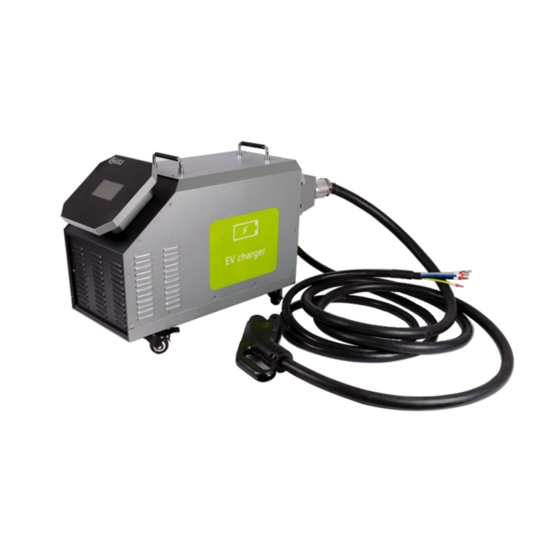 Cargador portátil de CC 3 en 1 para vehículos eléctricos | Cargador rápido móvil de 7 kW a 40 kW con pistola reemplazable 1