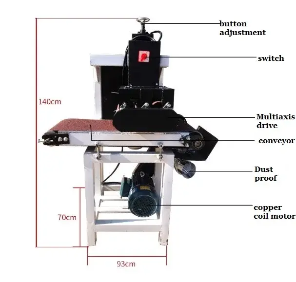 YINGWANG Machinery Automatic Wood Sanding Machine 220/380vFactory 7