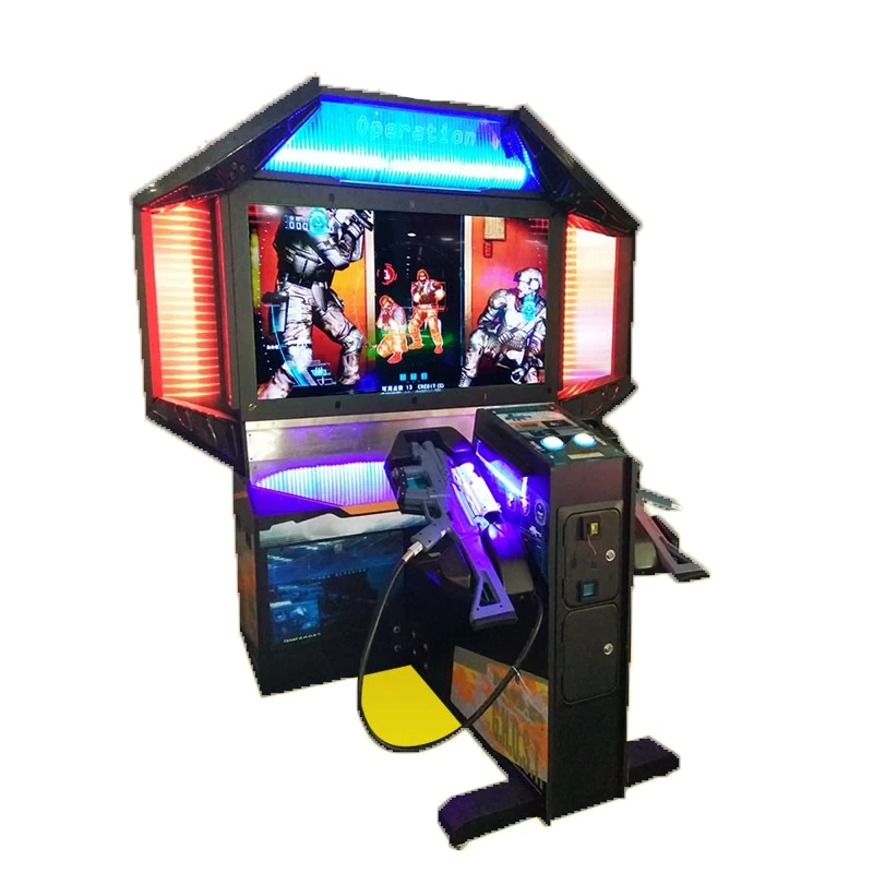 Machine de jeu d'arcade de tir en intérieur, avec écran de 55 pouces, fonctionnement fantôme, meilleure qualité 1