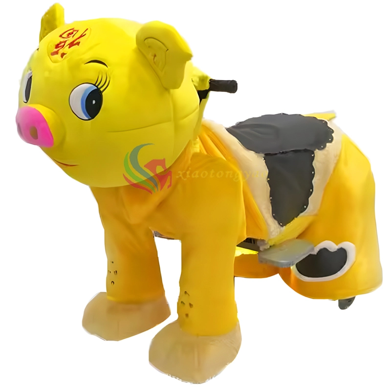 Peluche de grande taille, animal de marche, scooter électrique, jouet d'équitation, animal 1