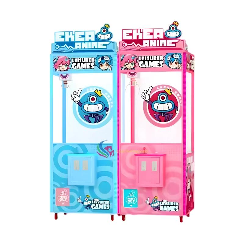 新しいレトロなアーケード ゲーム機、子供用コイン式子供用クリップ人形ゲーム機 1