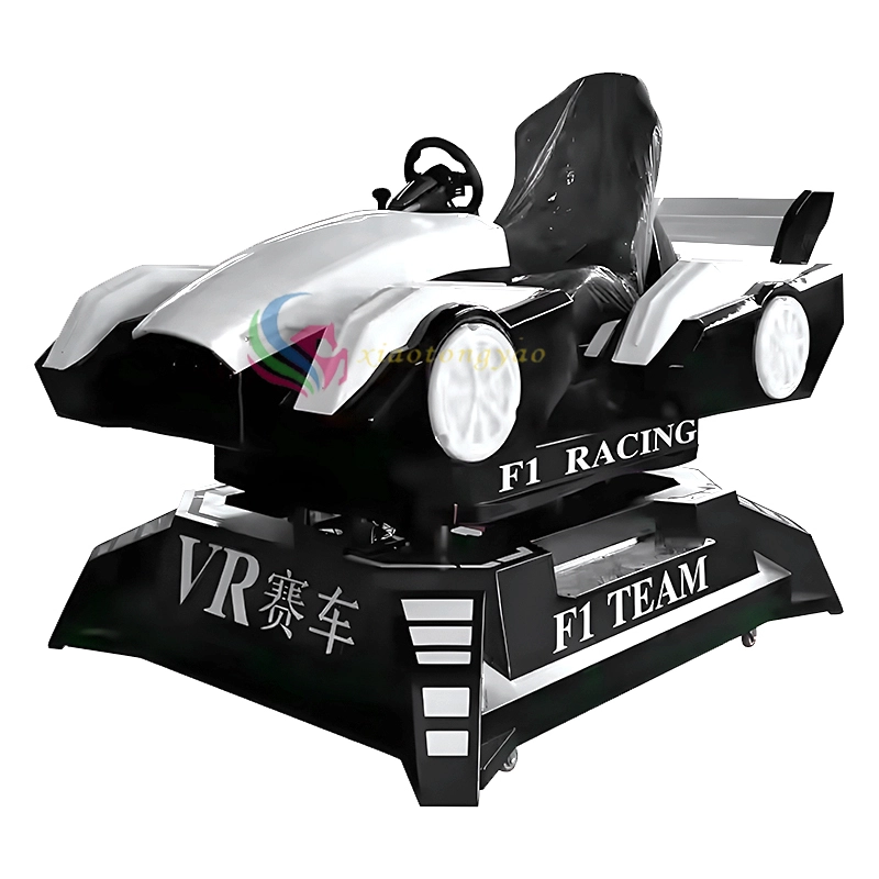 Hot selling virtual reality racing car 9D VR simulator, car driving game console VR simulator 1